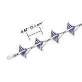 Eagle Ray Sterling Silver Link Bracelet TBL021 - Link Bracelet